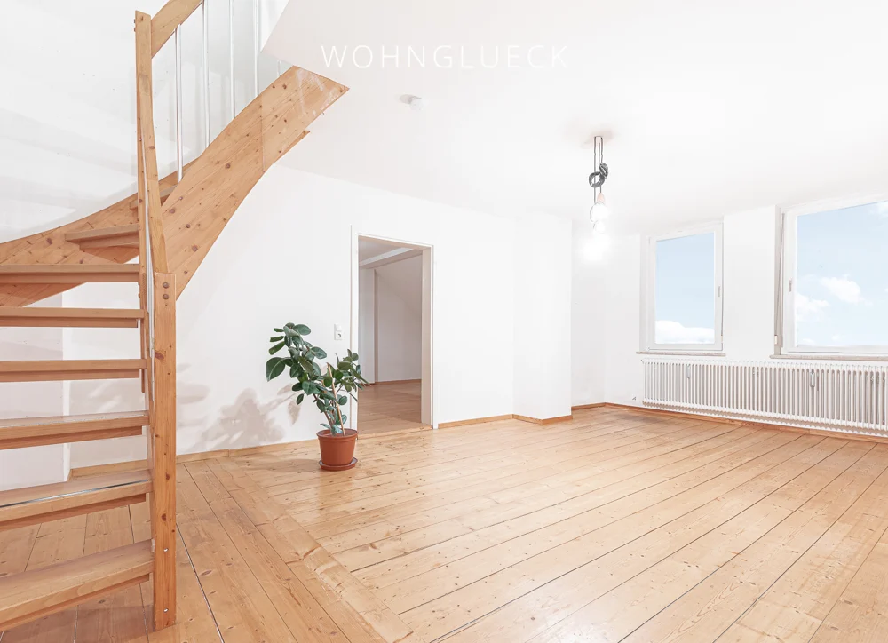 HELLE MAISONETTE-WOHNUNG MIT 4 ZIMMERN IN ZENTRALER AUGSBURGER LAGE