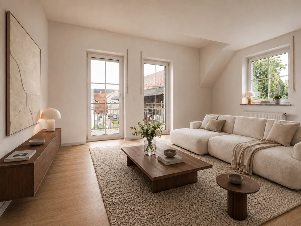 HELLE 4- ZIMMER MAISONETTEWOHNUNG MIT GARTEN & BALKON IN ZUSMARSHAUSEN